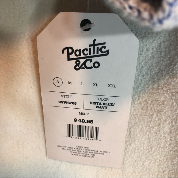 Pacific&Co Oversized Crewneck Long Sleeve Top Groovy Babe Barbie pink Sz Small - Picture 10 of 11